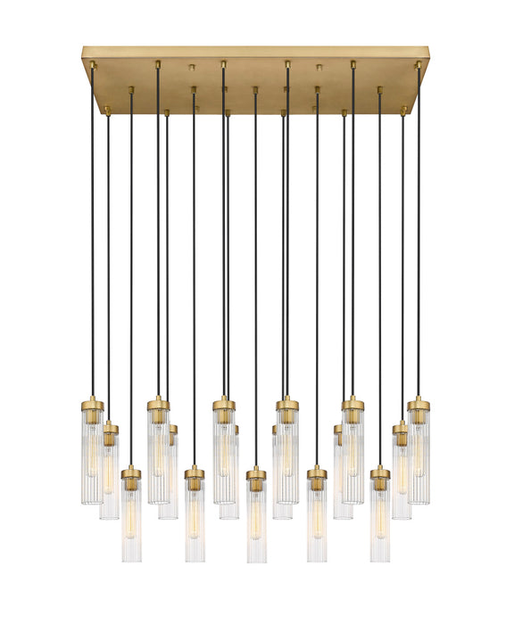 17 Light Linear Chandelier | 740P-17L-RB