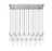 23 Light Linear Chandelier | 740P-23L-BN