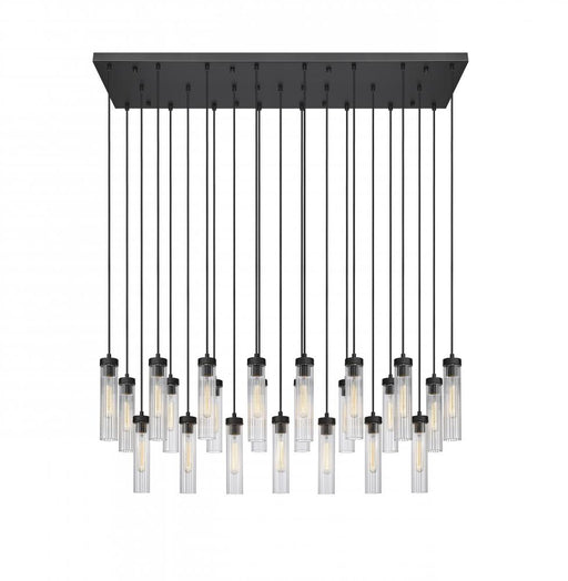 23 Light Linear Chandelier | 740P-23L-MB