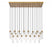 23 Light Linear Chandelier | 740P-23L-RB