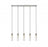 5 Light Linear Chandelier | 740P-5L-BN