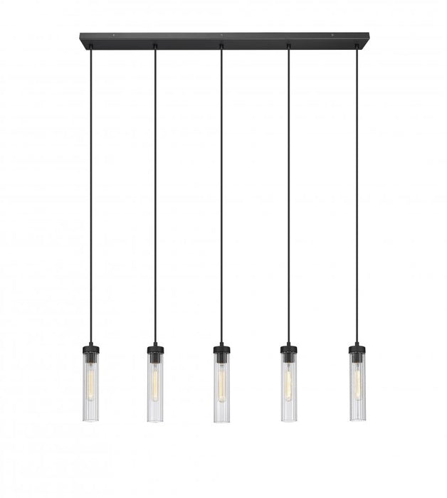 5 Light Linear Chandelier | 740P-5L-MB