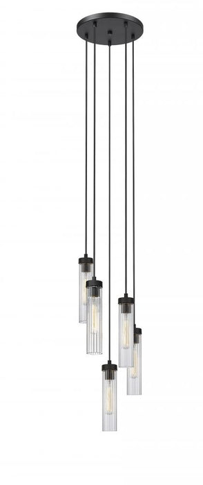 5 Light Chandelier | 740P-5R-MB