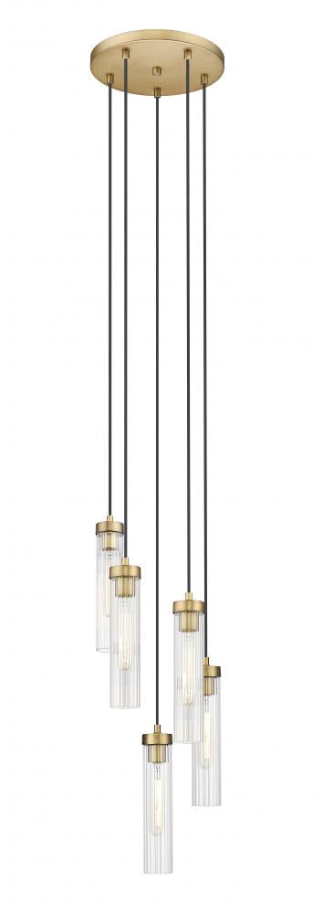 5 Light Chandelier | 740P-5R-RB