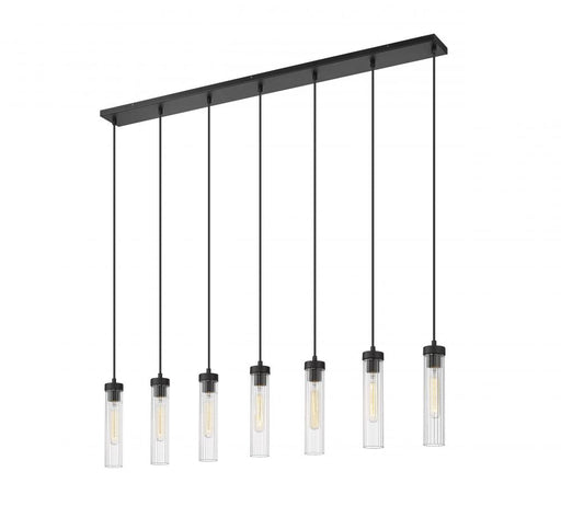 7 Light Linear Chandelier | 740P-7L-MB