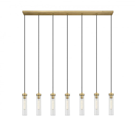 7 Light Linear Chandelier | 740P-7L-RB