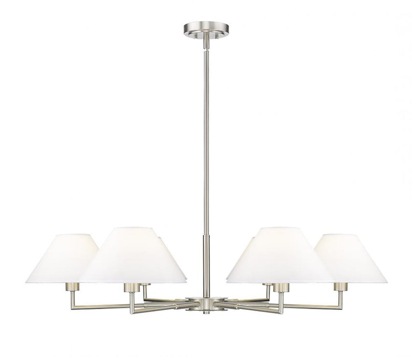 6 Light Chandelier | 744-44R-BN