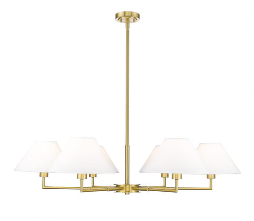 6 Light Chandelier | 744-44R-LG