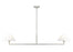 2 Light Chandelier | 744-62L-BN