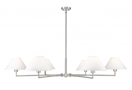 6 Light Chandelier | 744-63R-BN