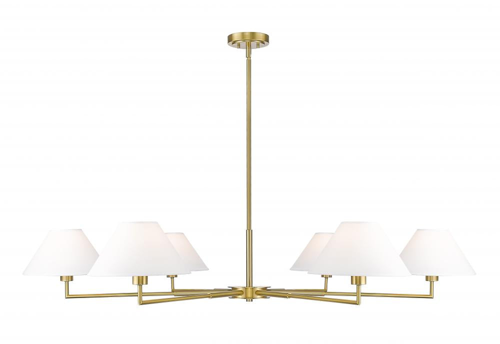 6 Light Chandelier | 744-63R-LG