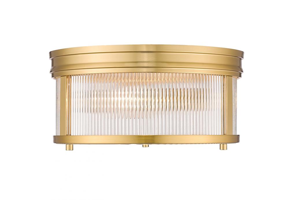 2 Light Flush Mount | 7504FR13-MGLD