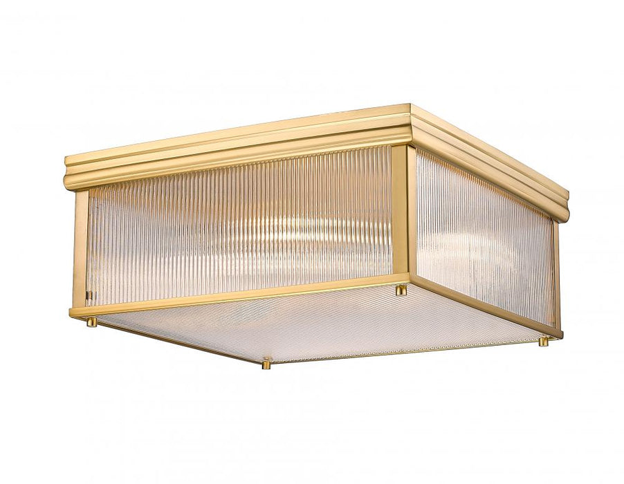 4 Light Flush Mount | 7504FS18-MGLD