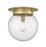 1 Light Flush Mount | 7506F13-HBR