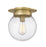 1 Light Flush Mount | 7506F9-HBR