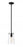 1 Light Pendant | 7508MP-ROD-MB
