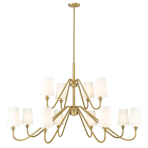 12 Light Chandelier | 7509-12-60MGLD