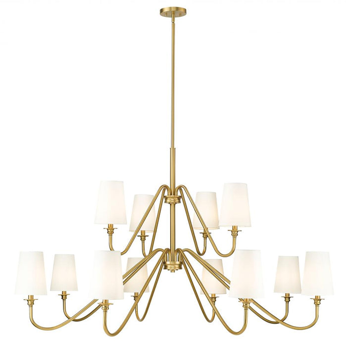 12 Light Chandelier | 7509-12-60MGLD