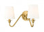 2 Light Wall Sconce | 7509-2S-MGLD