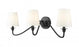 3 Light Wall Sconce | 7509-3S-MB