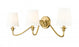 3 Light Wall Sconce | 7509-3S-MGLD