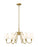 6 Light Chandelier | 7509-6-32MGLD