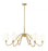 6 Light Chandelier | 7509-6-46MGLD