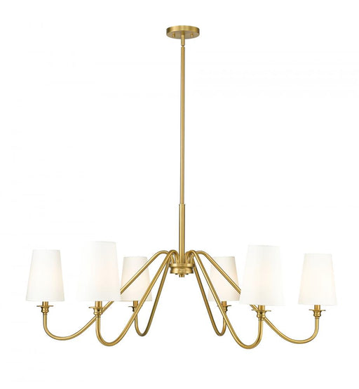 6 Light Chandelier | 7509-6-46MGLD