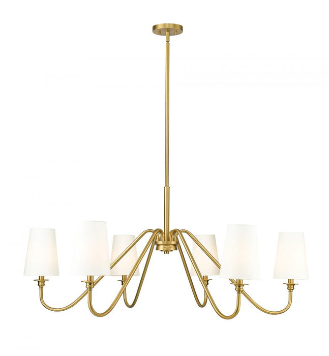6 Light Chandelier | 7509-6-46MGLD