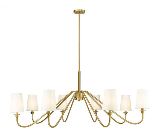 8 Light Chandelier | 7509-8-60MGLD