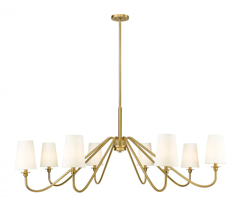 8 Light Chandelier | 7509-8-60MGLD