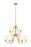 9 Light Chandelier | 7509-9-32MGLD