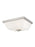 Generation Lighting Ellis Harper transitional 2-light indoor dimmable LED ceiling flush mount in brushed nickel silver f