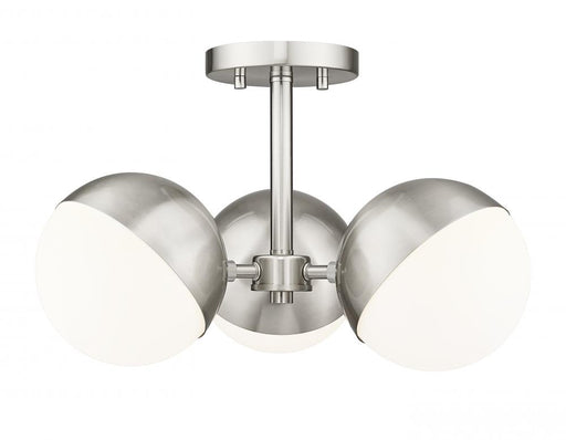 3 Light Semi Flush Mount | 7517-3SF-BN