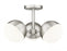3 Light Semi Flush Mount | 7517-3SF-BN
