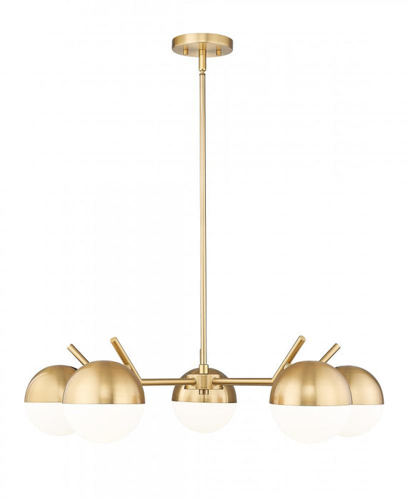 5 Light Chandelier | 7517-5MGLD