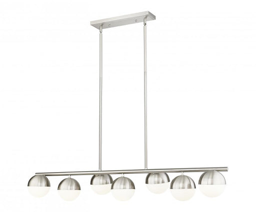 7 Light Linear Chandelier | 7517-7L-BN