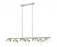 7 Light Linear Chandelier | 7517-7L-BN