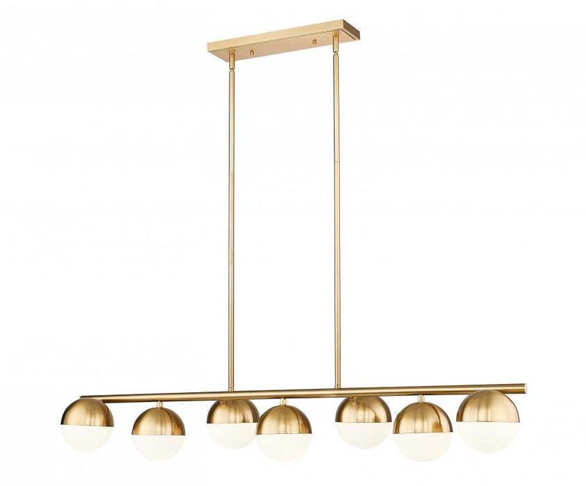 7 Light Linear Chandelier | 7517-7L-MGLD