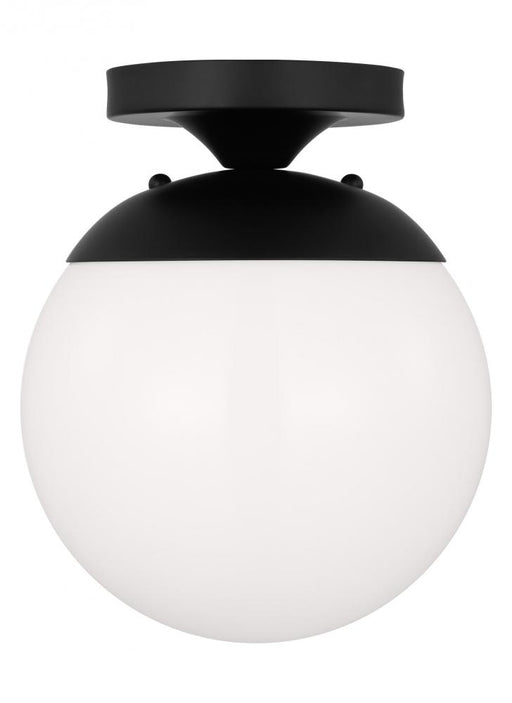 Leo - Hanging Globe One Light Wall / Ceiling Semi-flush Mount With White Glass | 7518EN3-112