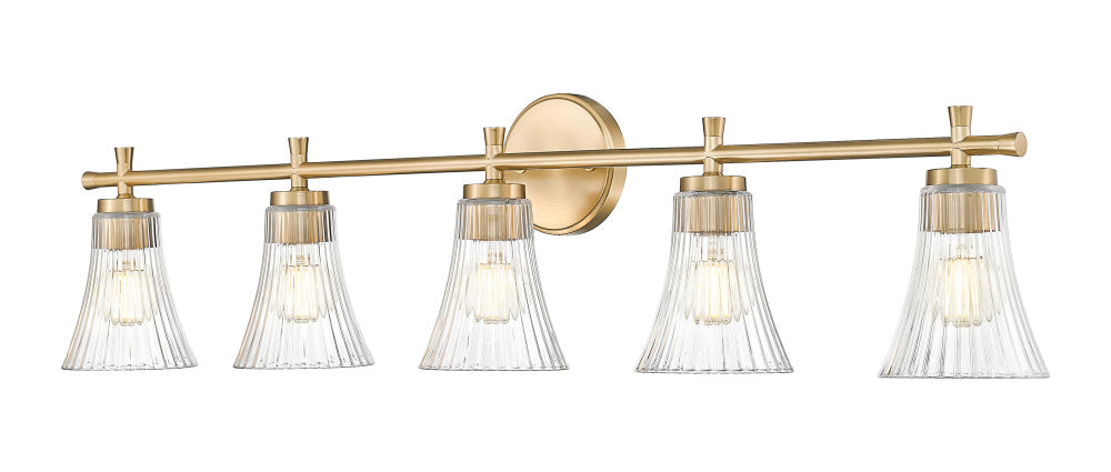 5 Light Vanity | 7519-5V-MGLD
