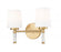 2 Light Vanity | 7700-2V-MGLD