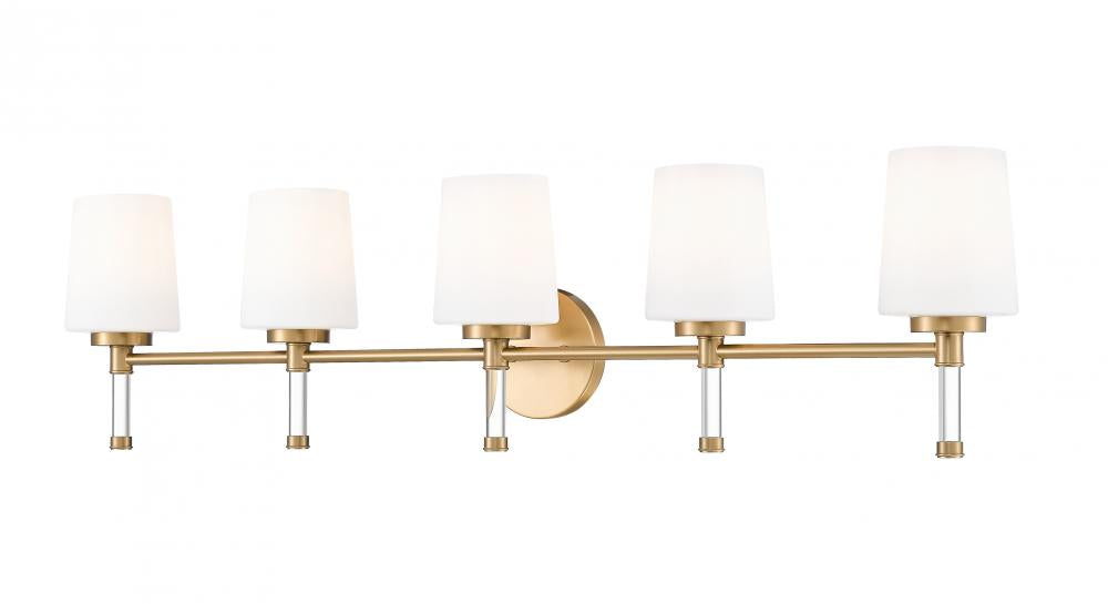 5 Light Vanity | 7700-5V-MGLD