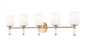 5 Light Vanity | 7700-5V-MGLD