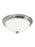 Generation Lighting Geary transitional 2-light LED indoor dimmable ceiling flush mount fixture in chrome silver finish w | 77064EN3-05