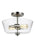 Belton Two Light Ceiling Semi-flush Mount | 7714502-962