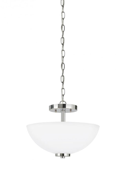 Oslo Two Light Semi-flush Convertible Pendant | 77160-05