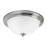 Geary Transitional 3-light Indoor Dimmable Ceiling Flush Mount Fixture In Chrome Silver Finish With | 77065-05