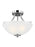 Geary Small Two Light Semi-flush Convertible Pendant | 7716502EN3-05