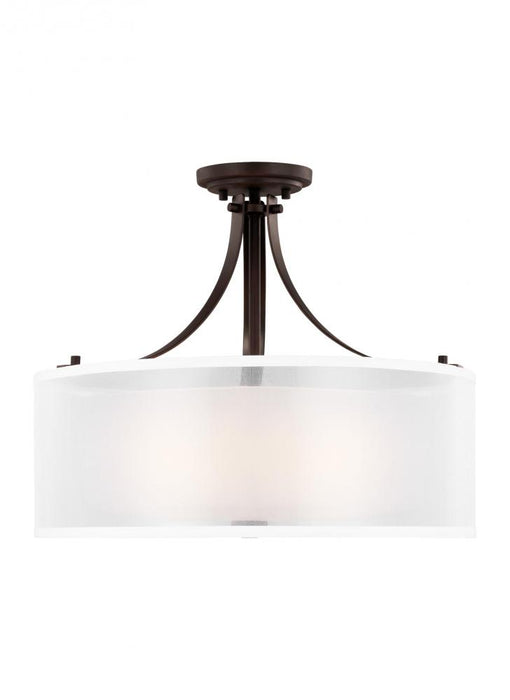 Elmwood Park Three Light Semi-flush Mount | 7737303-710